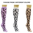 thumbnail image 2 of Chaussettes à Imprimé Animal (Léopard) (Genou Haut), 2 of 5