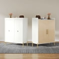 thumbnail image 6 of Tribesigns 6-Tier Shoe Storage Cabinet with Doors, 30 Pairs Shoe Rack Organizer for Entryway, Natural White, 6 of 9