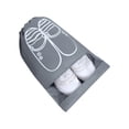 thumbnail image 5 of cruise essentials 2026,Travel Shoe Bags with Clear Window Drawstring Shoe Storage Organizer Dustproof Portable Packing Pouch for Men Women 1PC, 5 of 6
