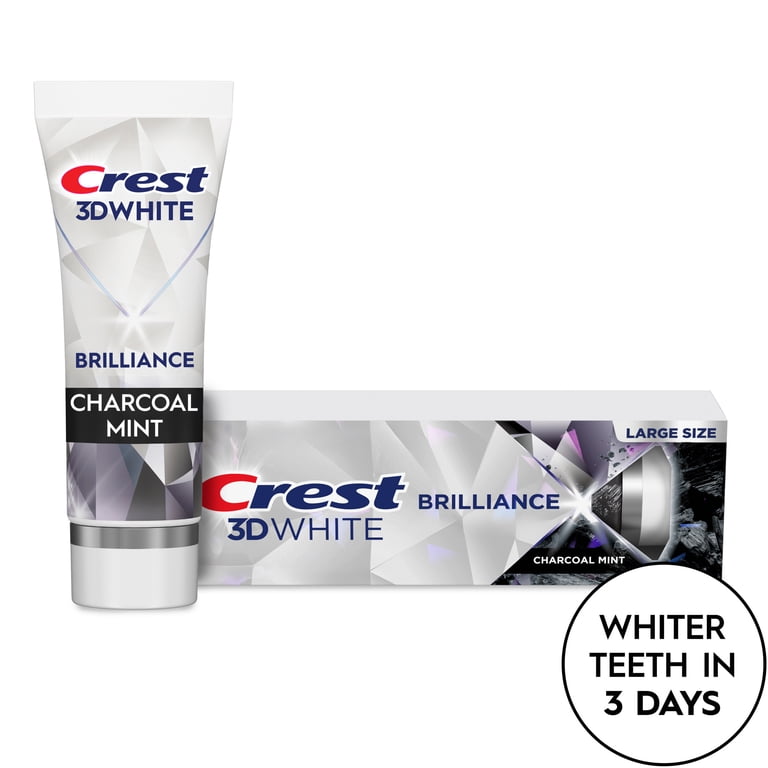 Crest 3D White Brilliance Charcoal Toothpaste, 4.6 oz photo 1