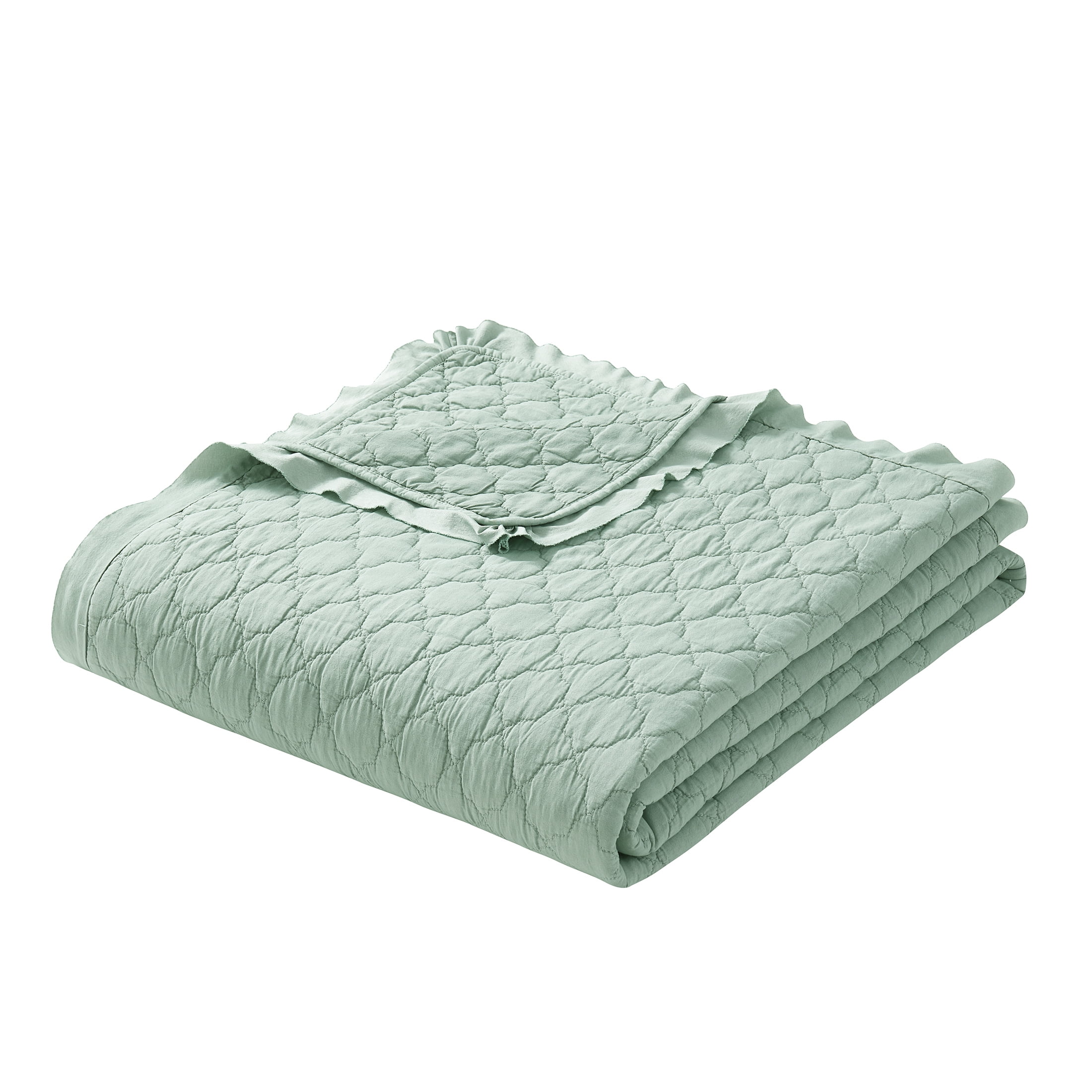 My Texas House Penelope Iceberg Green Adult 3-Piece Quilt Set, King