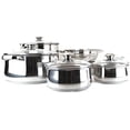 thumbnail image 3 of Magefesa Vesta 10 Piece Non-Stick Stainless Steel Cookware Set, Polished, 3 of 9