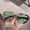 Transparent green, variant on Large Frame Round Face Sunglasses for Sporty, Casual, and Retro Styles - Resin Lens and Plastic Metal Frame