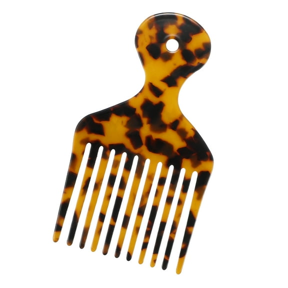 Vocoste Wide Tooth Comb Hair Styling Tool for Men Women Plastic Brown 4.8 Inch