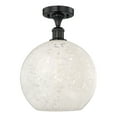 thumbnail image 7 of Innovations Lighting - White Mouchette - 1 Light Semi-Flush Mount In Modern, 7 of 7