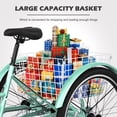 thumbnail image 4 of NAIZEA Mountain Tricycle, 7 Speed Three Wheel Bike, 24/26 Inch Adults Mountain Trikes for Seniors with Shopping Basket, 4 of 11