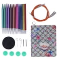thumbnail image 3 of Circular Knitting Needles Set, Yarn Needles Glossy Finish Multiple Sizes Knitting Tool Set With Storage Case For Crochet Lovers, 3 of 8