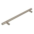 thumbnail image 3 of Amerock Bar Pulls 7-9/16 in (192 mm) Center-to-Center Sterling Nickel Cabinet Pull - 10 Pack, 3 of 4