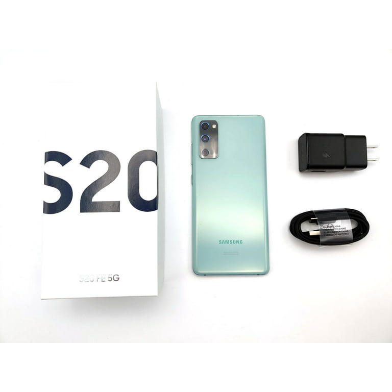  Samsung Galaxy S20 FE 5G (128GB, 6GB) 6.5 AMOLED, Snapdragon  865, IP68 Water Resistant, 5G Volte AT&T Unlocked (T-Mobile, Verizon,  Sprint, Metro) G781U (Cloud Mint Green) : Cell Phones & Accessories