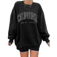 thumbnail image 2 of Langwyqu Women's Oversized Batwing Long Sleeve Sweatshirts, 2 of 3