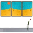 thumbnail image 1 of IDEA4WALL 3 Piece Framed Canvas Wall Art for Living Room, Bedroom Nordic Simple Style Canvas Prints for Modern Home Decoration Ready to Hang, 1 of 4