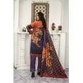 thumbnail image 5 of Pakistani Linen Salwar Kameez Indian Dresses for Women Ready to Wear 3 Pieces (2X-Large, Violet), 5 of 6