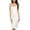 A-white, variant on Women Full Slips Cotton Blend V Neck Straight Dress Nightwear