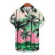 thumbnail image 2 of Mens Casual Manga Corta Botón Abajo Camisas Impresas Bolsillo Turndown Cuello Blusa para Verano Al Aire Libre Casual Uso Diario Hombre Manga Corta Botón Abajo Camisas con Bolsillo, 2 of 6