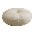 thumbnail image 2 of figatia Meditation Cushion 40x13cm Round Floor Pillow for Living Room Bedroom Prayer beige, 2 of 8