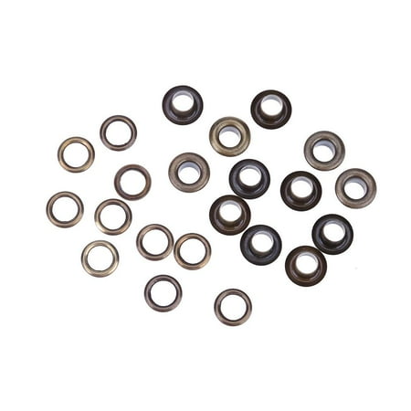 

EDFRWWS 100sets Eyelet with Washer Leather Craft Repair Grommet(Bronze)(8mm)