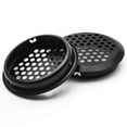 thumbnail image 3 of 20 piezas de 53 mm/2,1" de ventilación de aire redondas para sofito, rejilla de ventilación circular de acero inoxidable con orificio de malla para cocina, baño (negro), 3 of 5