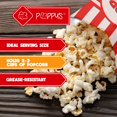 thumbnail image 4 of Bolsas de papel para palomitas de maíz de Poppy - 200 bolsas de 1 oz de grado de concesión Accesorios para máquinas de palomitas de maíz para barras de palomitas de maíz Concesiones de noches de cine, 4 of 7