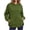 c01Army Green, variant on LNWUY Split Curved Hem Hoodie Pullover Top for Women Loose Fit Long Sleeve Sweatshirt Fall Winter Casual Blouse with Pockets White XL