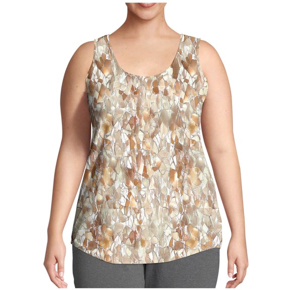 Cilsoka Plus Size Floral Tank Tops for Women Sleeveless Shirts Summer Tunic Tank Tops Flowy Camisoles ,Going out Tank Tops for Women Flowy