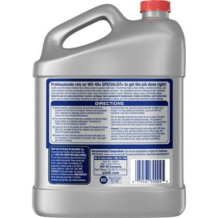 WD-40 Specialist Rust Remover Soak, 1 Gallon