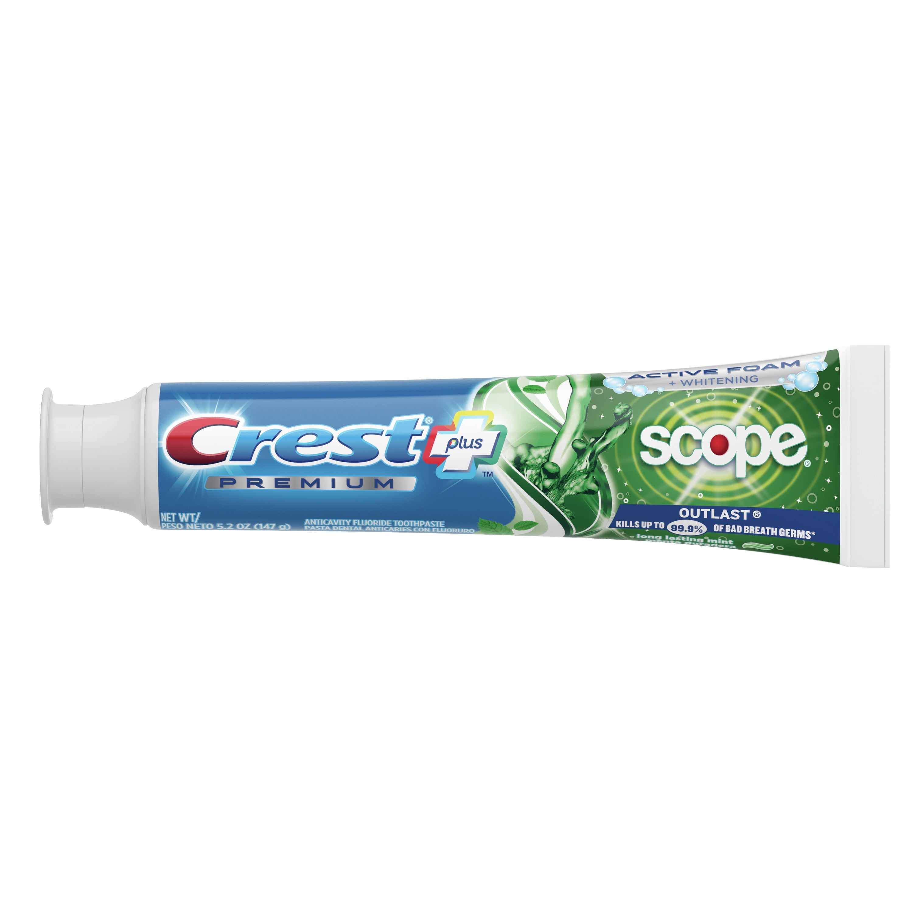 Crest Complete Plus Scope Outlast + Whitening Long Lasting Mint