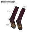 thumbnail image 2 of Cauagu Gold stars luxury sparkling Funny 13.8in Socks for Unisex for Men,Women and Teens with Christmas,Holiday or Birthday Gift, 2 of 6
