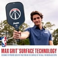 thumbnail image 4 of Franklin Sports NBA Washington Wizards Pickleball Paddle - Official NBA Team Pickleball Paddles - USAP (USAPA) Approved Premium Quality Pickleball Paddles - Authentic Team Logos + Colors, 4 of 12