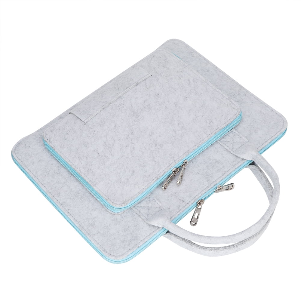 Felt Laptop Notebook Bag with Handle and Pocket Computer Case(13'')