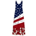 thumbnail image 4 of MEZZALL Kids Girls Casual Loose Fit Sleeveless Long Jumpsuit With Pockets And Patriotic Print For Holiday Celebrations 1776-2026 Trendy One-Pieces, 4 of 4