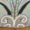 thumbnail image 3 of SAFAVIEH Wyndham Eglantine Damask Wool Area Rug, Blue/Multi, 7' x 7' Round, 3 of 7