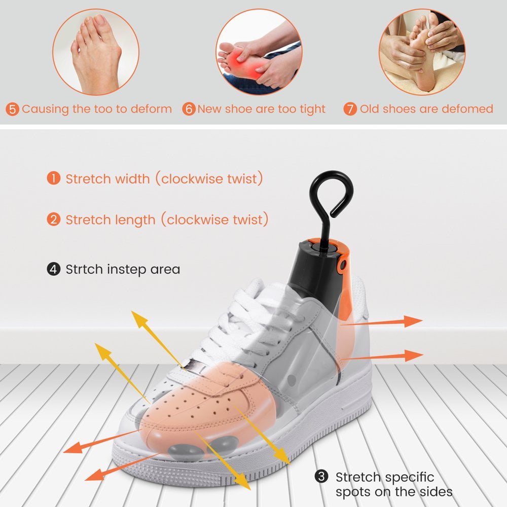 EIGTHTAIL Shoe Stretcher Shoe Trees Adjustable Length Width for