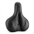 thumbnail image 1 of Sillín de Bicicleta de Asiento de Gel Asiento de Bicicleta A Prueba de Golpes de PU Transpirable Asiento de Seguridad de Bicicleta de Esponja Espesada, 1 of 5