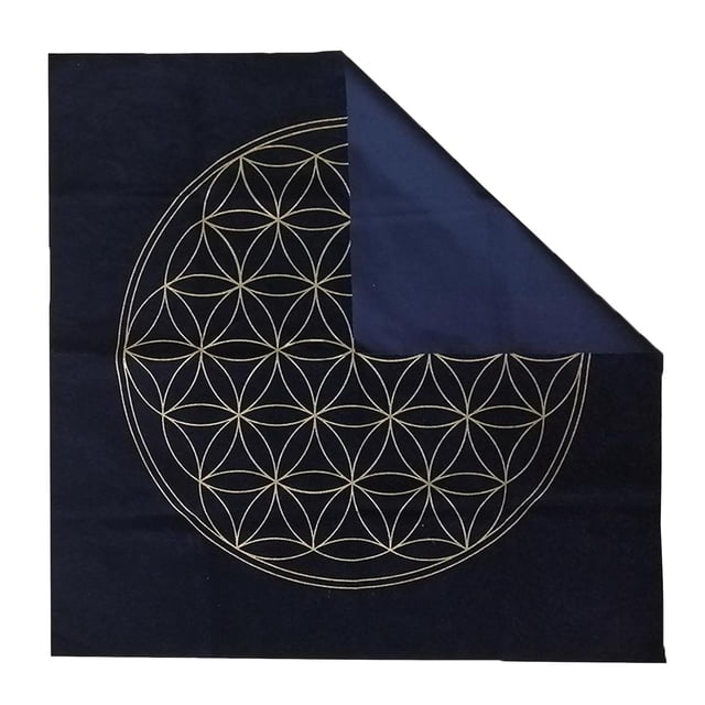 Tela para cartas de de altar, mantel lavable, triple de , celosía de cristal, de astrología, cartas de adivinación, tapiz d