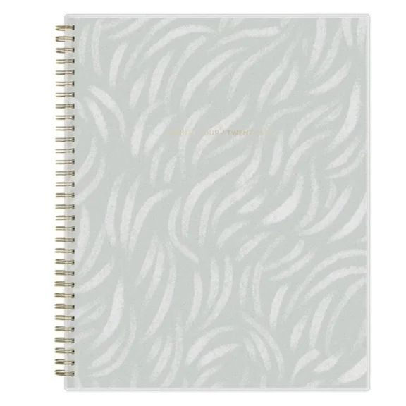 Blue Sky July 2024 - June 2025 Weekly/Monthly Wirebound Teacher Lesson Planner