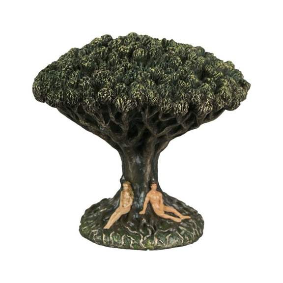 Veronese Design Hand Painted Tree of Life Origin of Man Statue 6.25 inches High