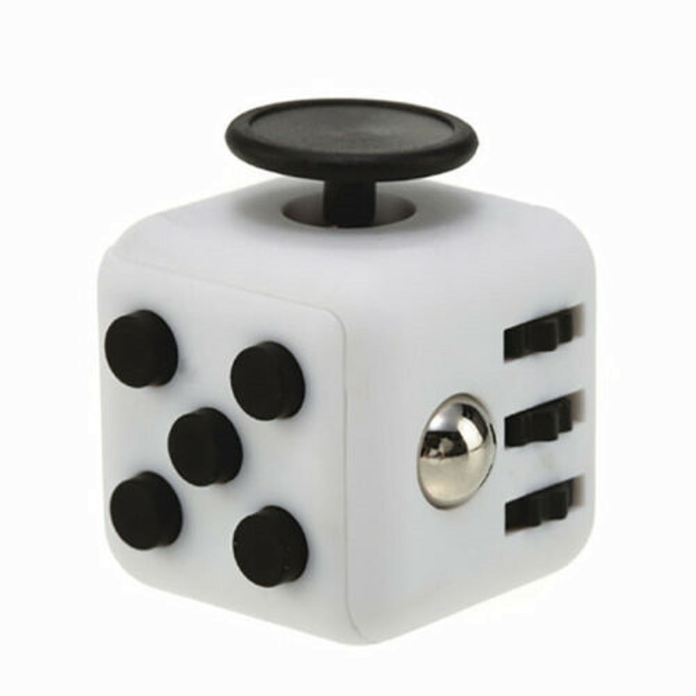Sky Galaxy Fidget Cube Toy Anxiety Stress Relief Focus Attention Work Puzzle US 