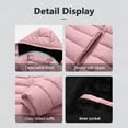 thumbnail image 4 of ZACPNCV Women's Packable Lightweight Full-Zip Puffer Jacket with Hood Quilted Winter Coat, 4 of 9