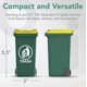 thumbnail image 3 of Wiosi Mini soporte para bolígrafo de basura para escritorio | Tiny Recycle Bin Portalápices verde y azul, paquete de 2 | Almacenamiento para lápices y bolígrafos | Papelería de Oficina para Organizar, 3 of 5