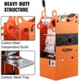 thumbnail image 2 of VEVORbrand Manual Tea Cup Sealer Machine 300-500 Cup/h, Manual Boba Tea Sealer Machine 90/95mm, Cup Diameter Cup Sealing Machine Orange, with Heating Technology for Bubble Milk Tea, 2 of 9