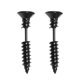 thumbnail image 1 of 1 par de pendientes de rosca de acero inoxidable estilo punk, joyería para el cartílago., 1 of 7