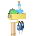 thumbnail image 1 of Soporte para correa de perro Oukimly de pared con estante para guardar llaves de metal, 1 of 4