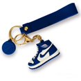thumbnail image 1 of Llavero de baloncesto, regalo de baloncesto, mini llavero de zapato, azul, S, 1 of 5