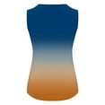 thumbnail image 4 of Yubnlvae Loose Fit Tank Tops for Women - 2025 Trendy Summer Workout, Yoga & Beach Camisoles (Breathable, V-Neck) Blue L, 4 of 4