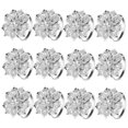 thumbnail image 1 of 6pcs Flower Napkin Ring Valentine's Day Party Decoration Halloween Christmas Holiday Table Decoration Supplies Napkin Ring, 1 of 4