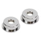 thumbnail image 1 of Cubierta De Conector Redondo Para Guitarra, Placa De Conector Electrosocket Resistente Al Desgaste, 2 Piezas De Metal Para Reparación De Instrumentos Musicales Octpeak Plata, 1 of 8