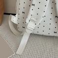thumbnail image 2 of Polka Dot Bow School Backpack Set, Water Resistant Backpack with Pendant, Heavy Duty Bookbag for Travel Work, Yellow, 2 of 9