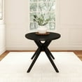 thumbnail image 3 of Plank+Beam 62" Verso Oval Dining Table for 4, Solid Wood Kitchen Table for Dinner Room, Black, 3 of 6