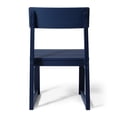 thumbnail image 6 of WestinTrends Paloma Modern HDPE Outdoor Armless Patio Dining Chairs (Set of 2), Navy Blue, 6 of 15