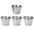 thumbnail image 4 of 10 Pcs Tasses à Sauce en Acier Inoxydable, Tasse à Sauce Profonde, Plat à Collation, 4 of 5